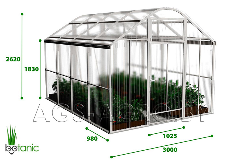 Теплица ПАРТНЕР-3М - фото