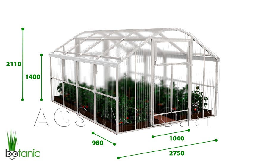 Теплица ПАРТНЕР-2,75М - фото